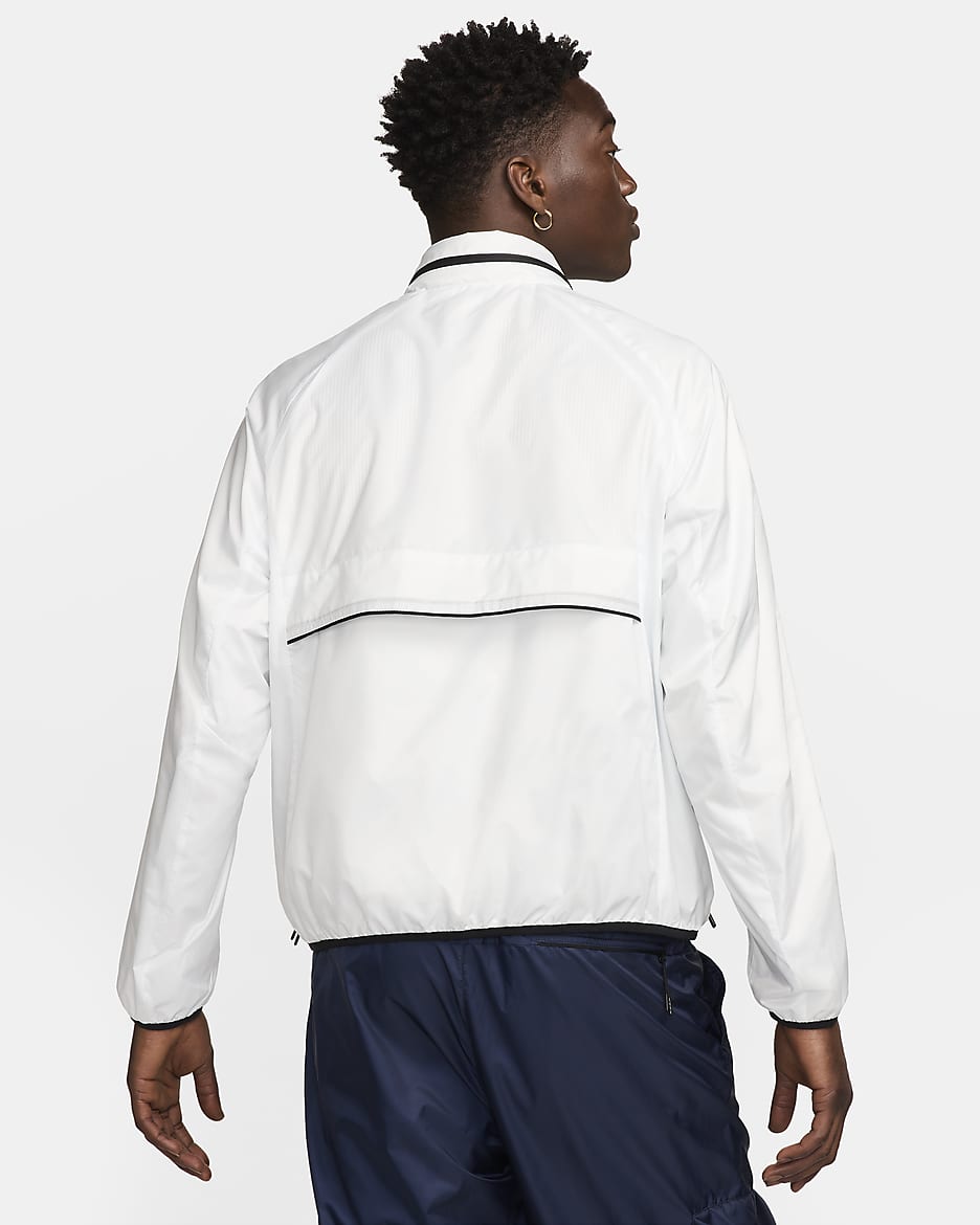 White and gold nike jacket fashion